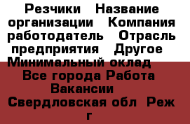 Резчики › Название организации ­ Компания-работодатель › Отрасль предприятия ­ Другое › Минимальный оклад ­ 1 - Все города Работа » Вакансии   . Свердловская обл.,Реж г.